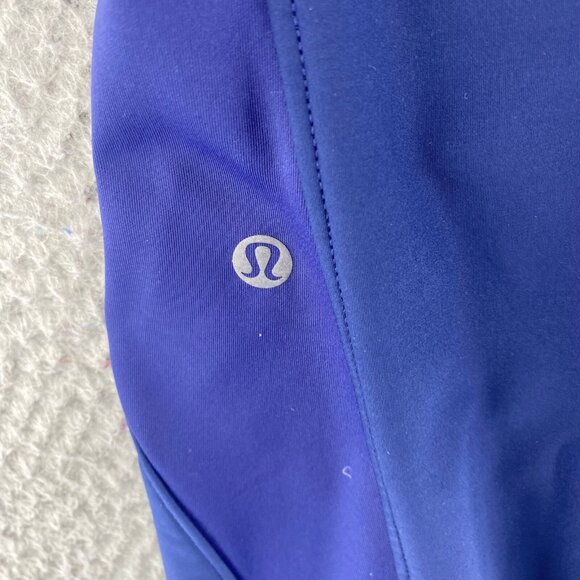 Lululemon Sleet Sprinter Tight Hero Blue Leggings Womens 6 Pockets Activewear - Picture 8 of 14